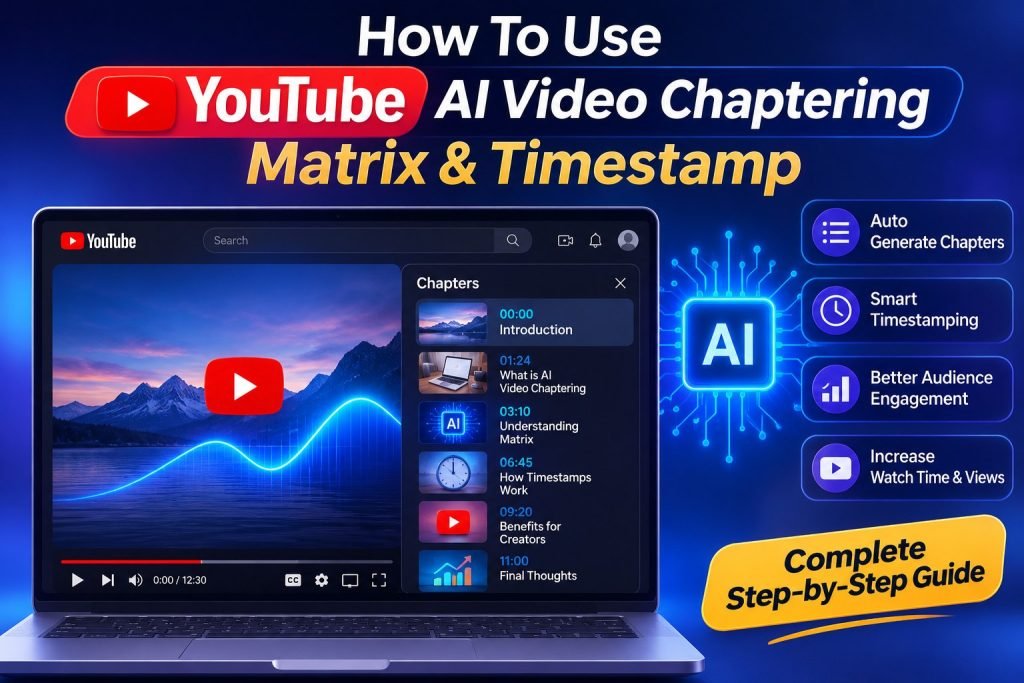 How To Use YouTube AI Video Chaptering Matrix & Timestamp